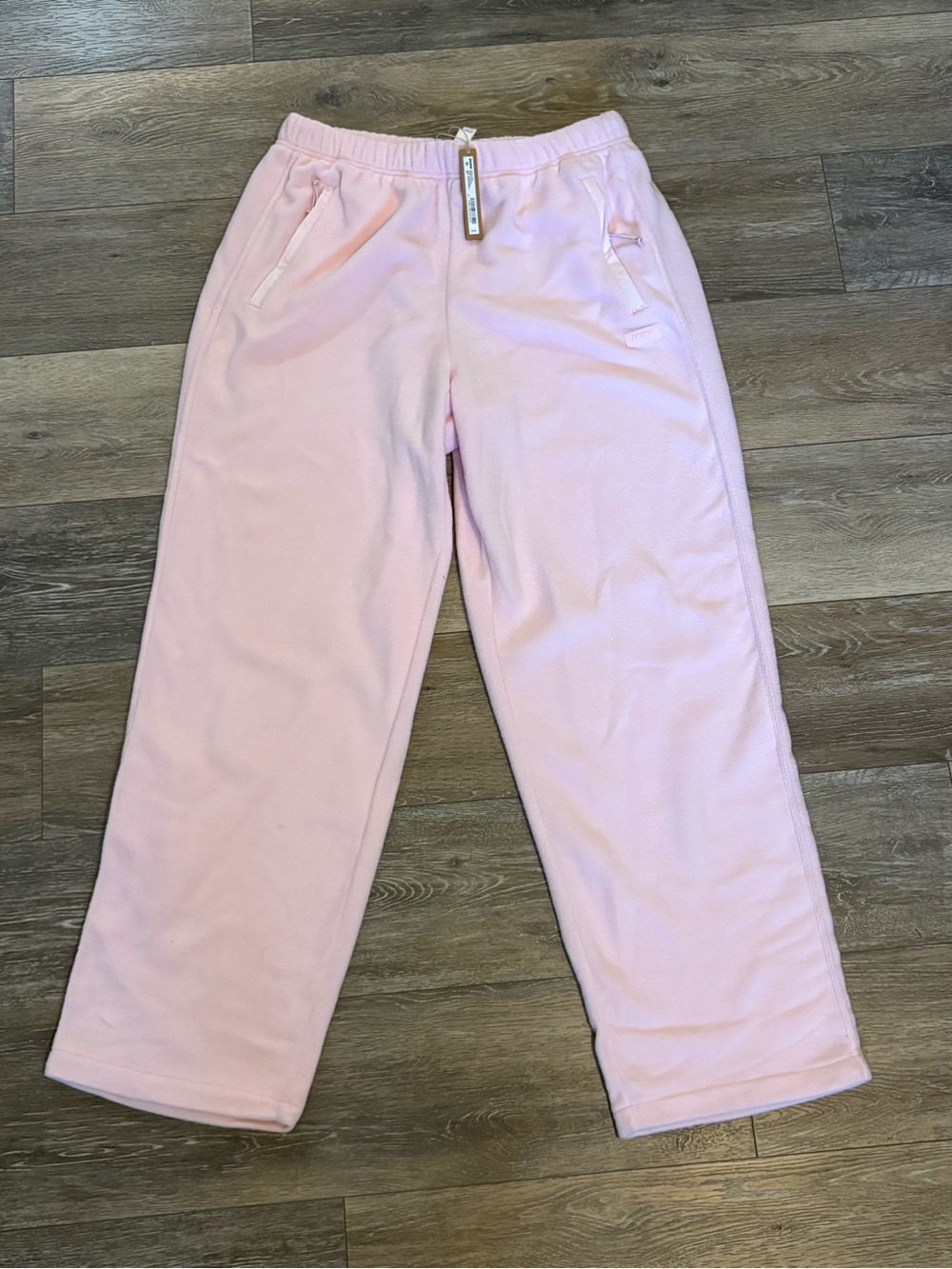 Skims Kim Kardashian Women’s Fleece Lounge Straight Leg Pant Large New with Tags